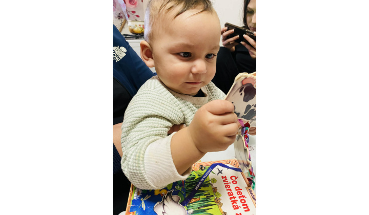 Čítanie s najmenšími - aktivita Nenementorky.