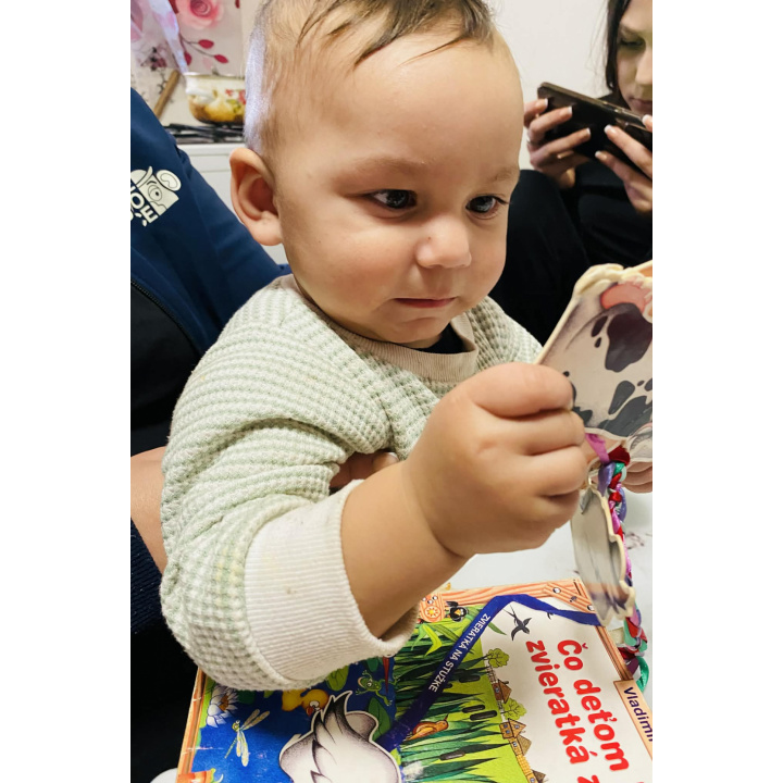 Čítanie s najmenšími - aktivita Nenementorky.