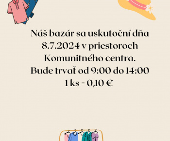 ROZVOJOVÝ TÍM V AKCII / Náš bazár  - foto