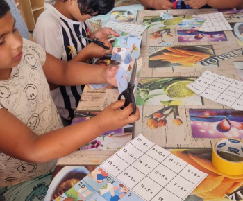 ROZVOJOVÝ TÍM V AKCII / Aktivita - matematické puzzle 8.7.2025 - foto