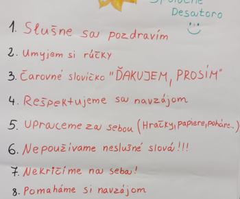 ROZVOJOVÝ TÍM V AKCII / Pravidlá rozvojového tímu - foto