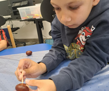 ROZVOJOVÝ TÍM V AKCII / Zvieratká z gaštanov. - foto