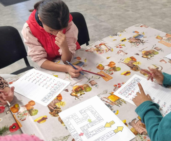 ROZVOJOVÝ TÍM V AKCII / Počítanie s obrázkami. - foto