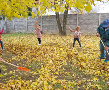 ROZVOJOVÝ TÍM V AKCII / Jesenné práce. - foto