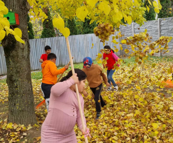 ROZVOJOVÝ TÍM V AKCII / Jesenné práce. - foto