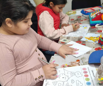 ROZVOJOVÝ TÍM V AKCII / Spočítaj a vyfarbi podľa výsledku. - foto