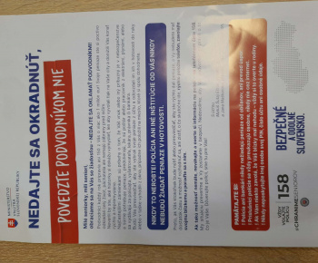 ROZVOJOVÝ TÍM V AKCII / Predchádzam podvodným telefonátom. - foto