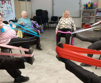 ROZVOJOVÝ TÍM V AKCII / Tréning pamäti a pohybové cvičenie - foto