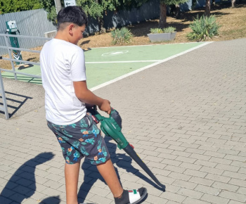 ROZVOJOVÝ TÍM V AKCII / Jesenná údržba okolia  - foto