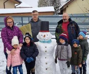 ROZVOJOVÝ TÍM V AKCII / Snehuliak Šamudko - foto