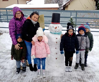 ROZVOJOVÝ TÍM V AKCII / Snehuliak Šamudko - foto