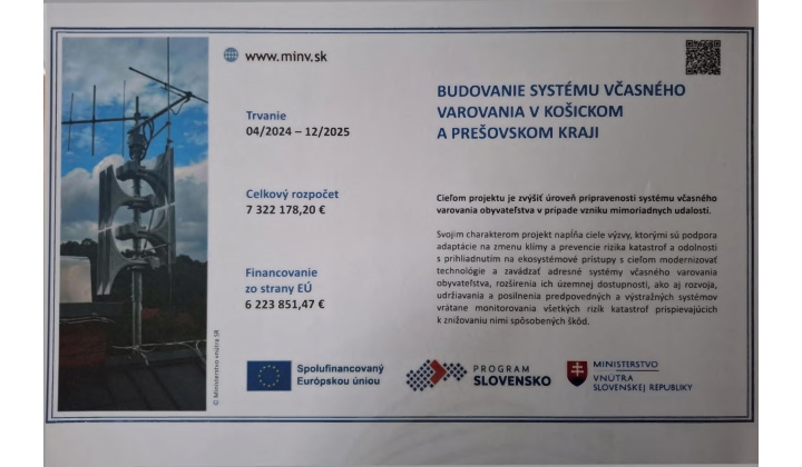 Budovanie systému včasného varovania