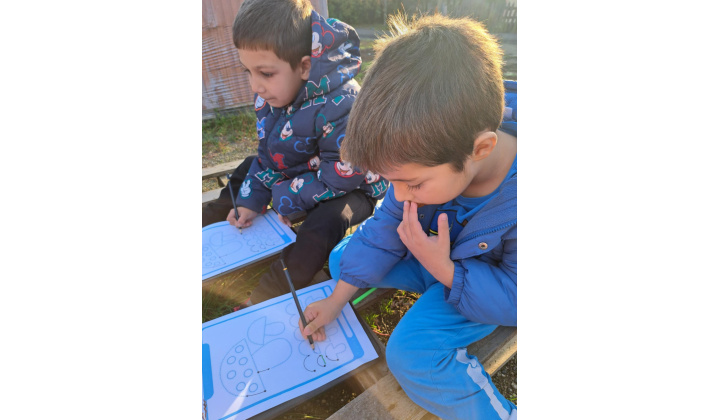 Grafomotorika – oblúčiky a hríbiky