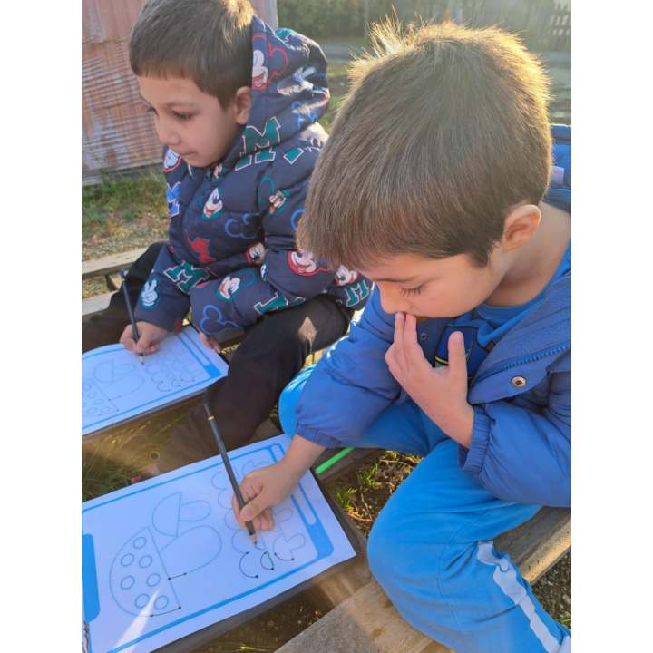 Grafomotorika – oblúčiky a hríbiky