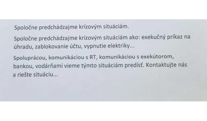 Spoločne predchádzajme krízovým situáciám