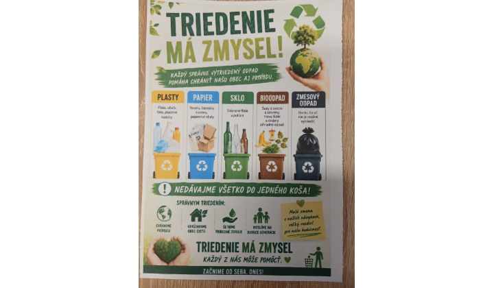 Triedenie má zmysel 