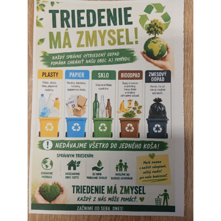 Triedenie má zmysel 